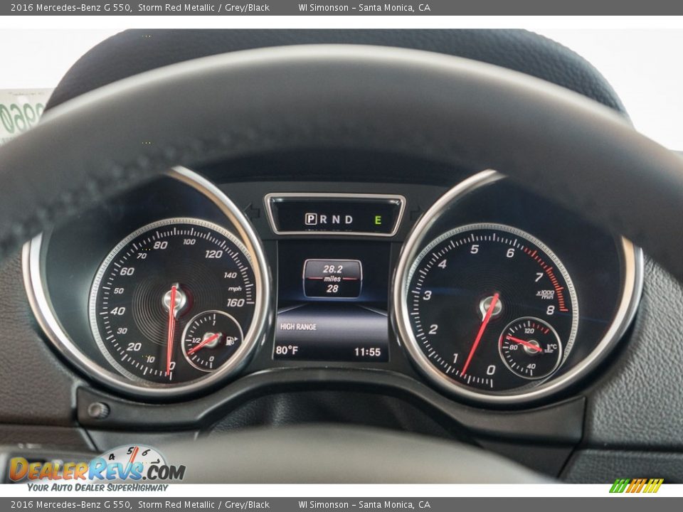 2016 Mercedes-Benz G 550 Gauges Photo #7