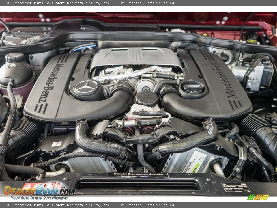2016 Mercedes-Benz G 550 4.0 Liter DI biturbo DOHC 32-Valve VVT V8 Engine Photo #9