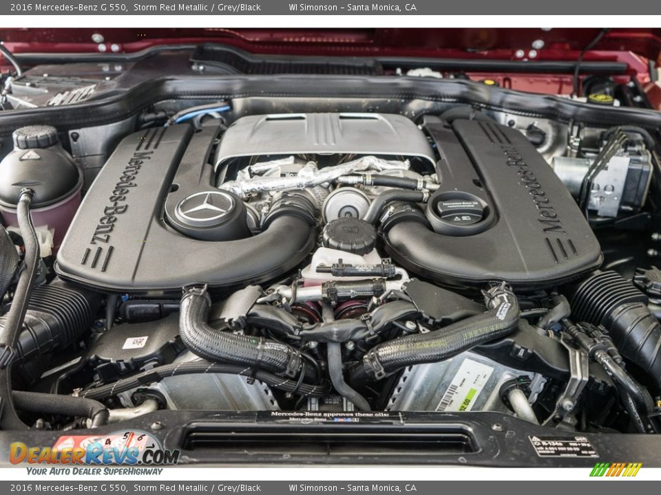 2016 Mercedes-Benz G 550 4.0 Liter DI biturbo DOHC 32-Valve VVT V8 Engine Photo #9
