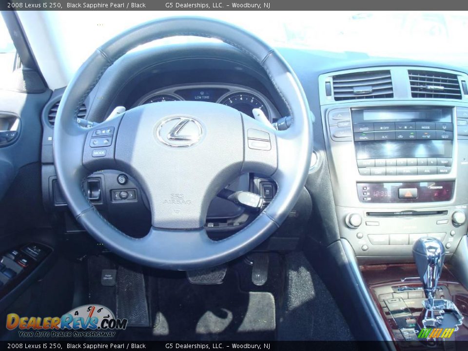 2008 Lexus IS 250 Black Sapphire Pearl / Black Photo #22