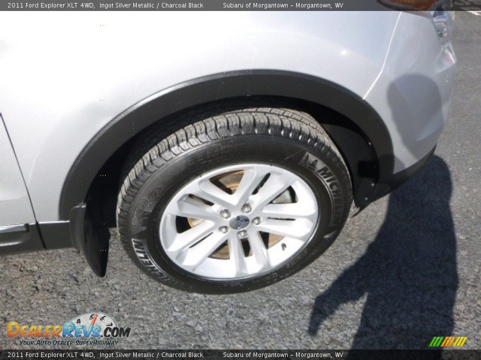 2011 Ford Explorer XLT 4WD Ingot Silver Metallic / Charcoal Black Photo #2