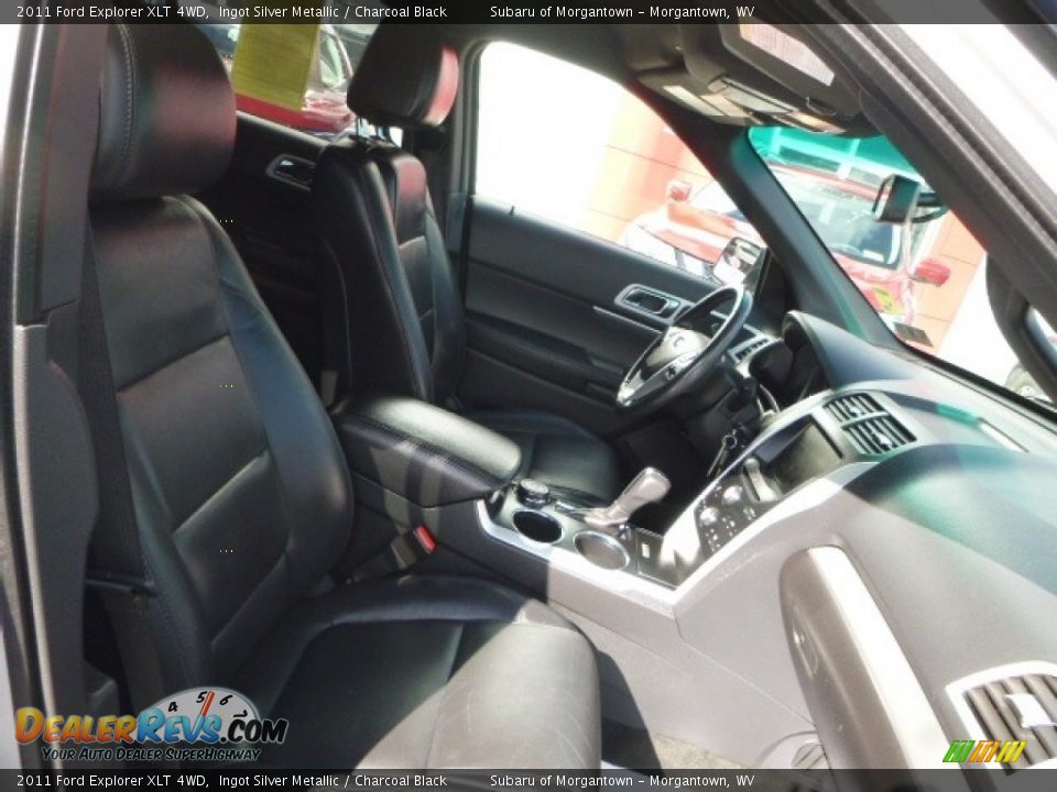 2011 Ford Explorer XLT 4WD Ingot Silver Metallic / Charcoal Black Photo #3