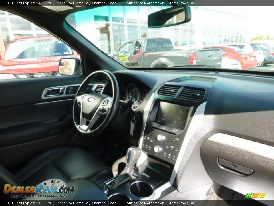 2011 Ford Explorer XLT 4WD Ingot Silver Metallic / Charcoal Black Photo #4