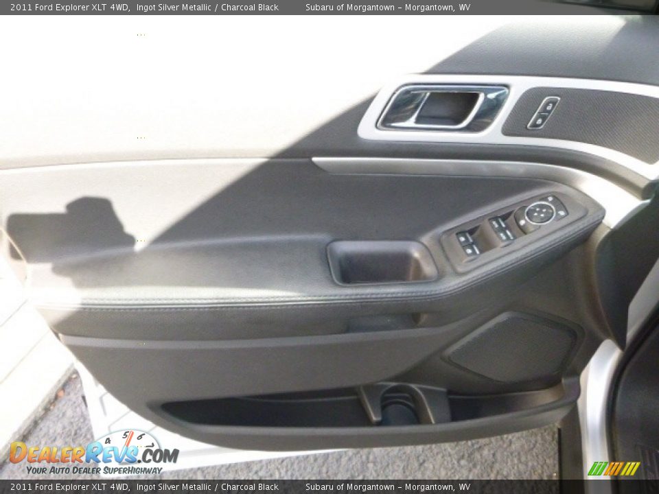 2011 Ford Explorer XLT 4WD Ingot Silver Metallic / Charcoal Black Photo #14