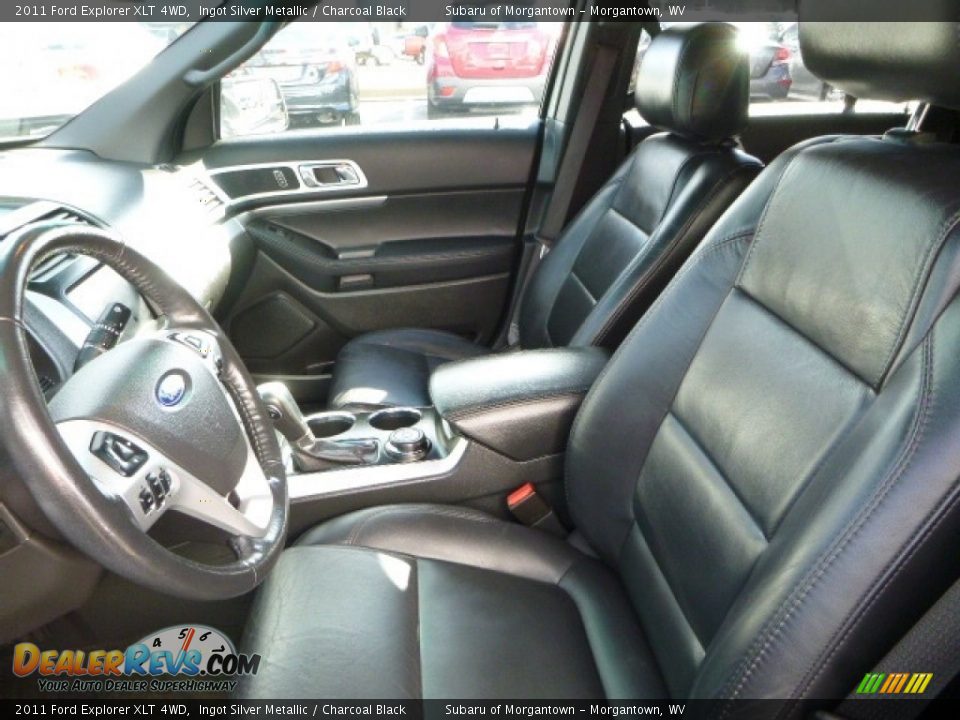 2011 Ford Explorer XLT 4WD Ingot Silver Metallic / Charcoal Black Photo #15