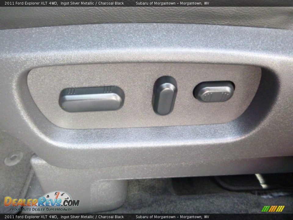 2011 Ford Explorer XLT 4WD Ingot Silver Metallic / Charcoal Black Photo #16