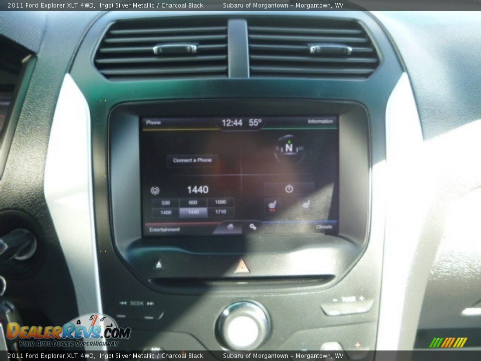2011 Ford Explorer XLT 4WD Ingot Silver Metallic / Charcoal Black Photo #19