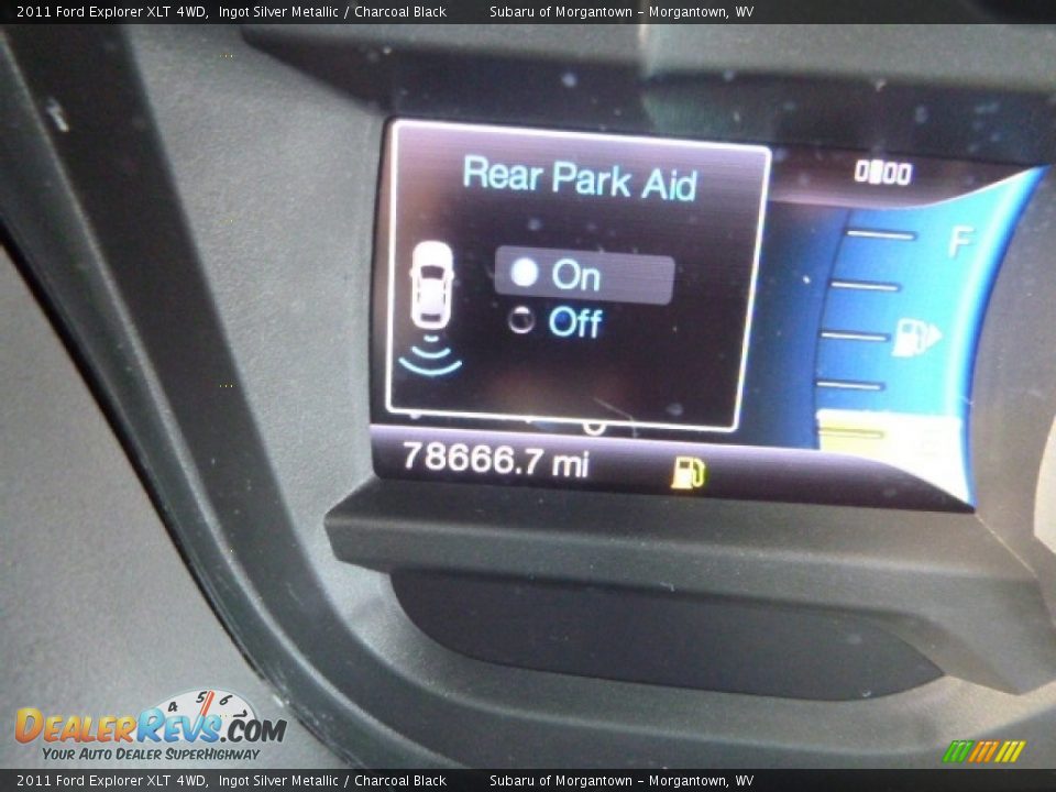 2011 Ford Explorer XLT 4WD Ingot Silver Metallic / Charcoal Black Photo #21