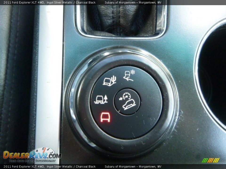 2011 Ford Explorer XLT 4WD Ingot Silver Metallic / Charcoal Black Photo #25