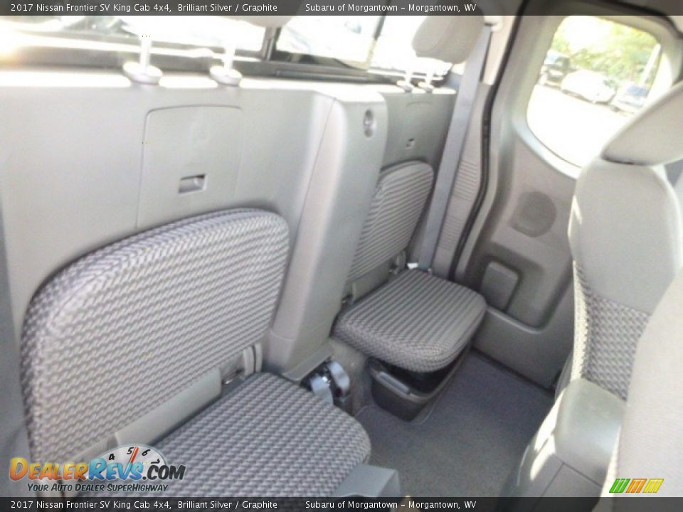 Rear Seat of 2017 Nissan Frontier SV King Cab 4x4 Photo #4