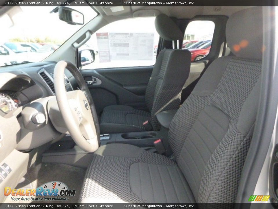 Graphite Interior - 2017 Nissan Frontier SV King Cab 4x4 Photo #13