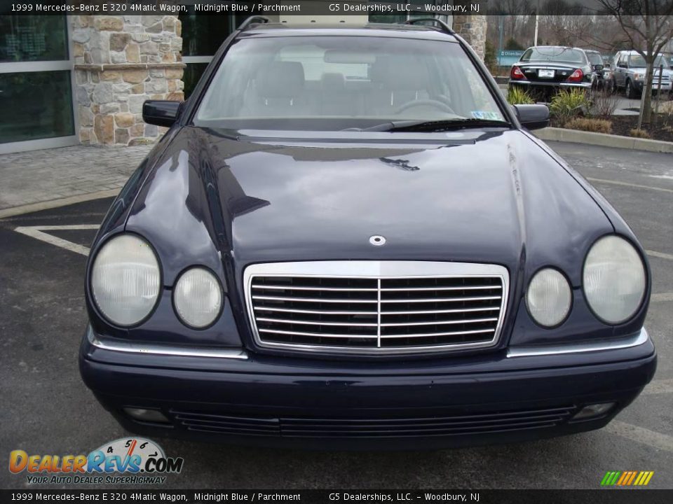 1999 Mercedes-Benz E 320 4Matic Wagon Midnight Blue / Parchment Photo #4