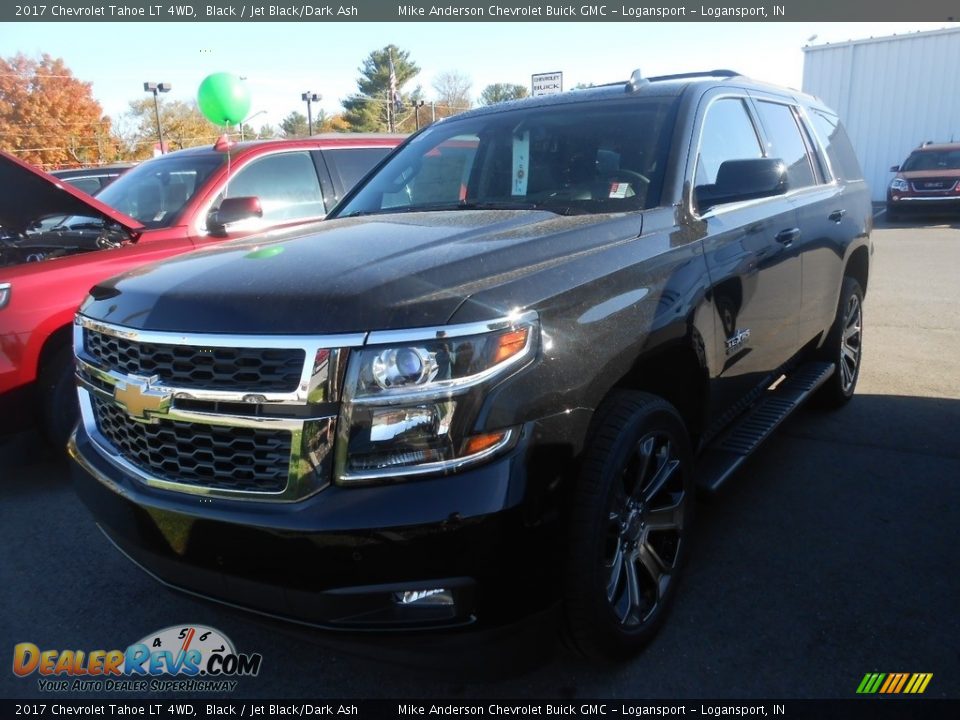 2017 Chevrolet Tahoe LT 4WD Black / Jet Black/Dark Ash Photo #4