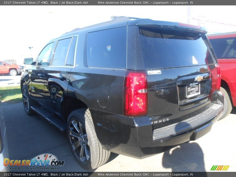 2017 Chevrolet Tahoe LT 4WD Black / Jet Black/Dark Ash Photo #6