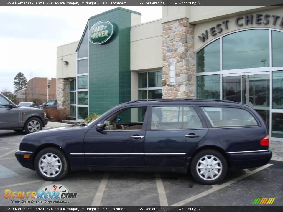 1999 Mercedes-Benz E 320 4Matic Wagon Midnight Blue / Parchment Photo #10