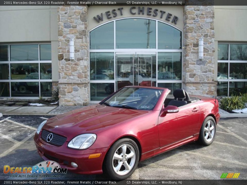 2001 Mercedes-Benz SLK 320 Roadster Firemist Metallic / Charcoal Black Photo #1