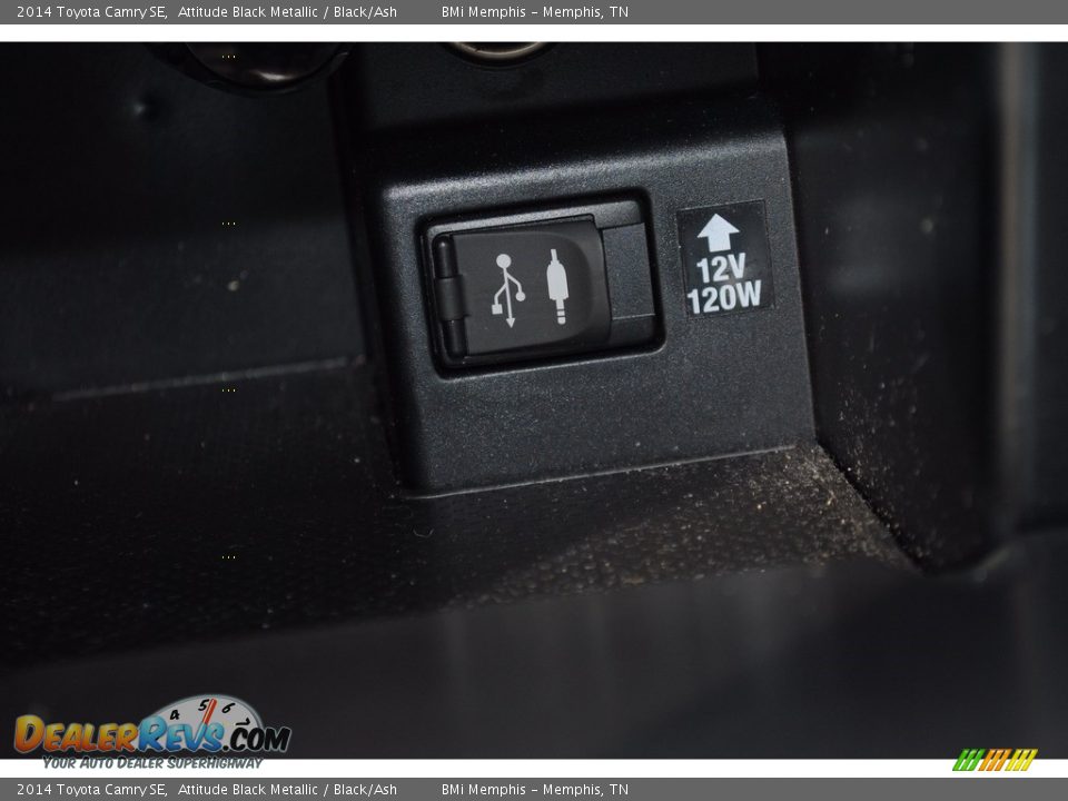 2014 Toyota Camry SE Attitude Black Metallic / Black/Ash Photo #19