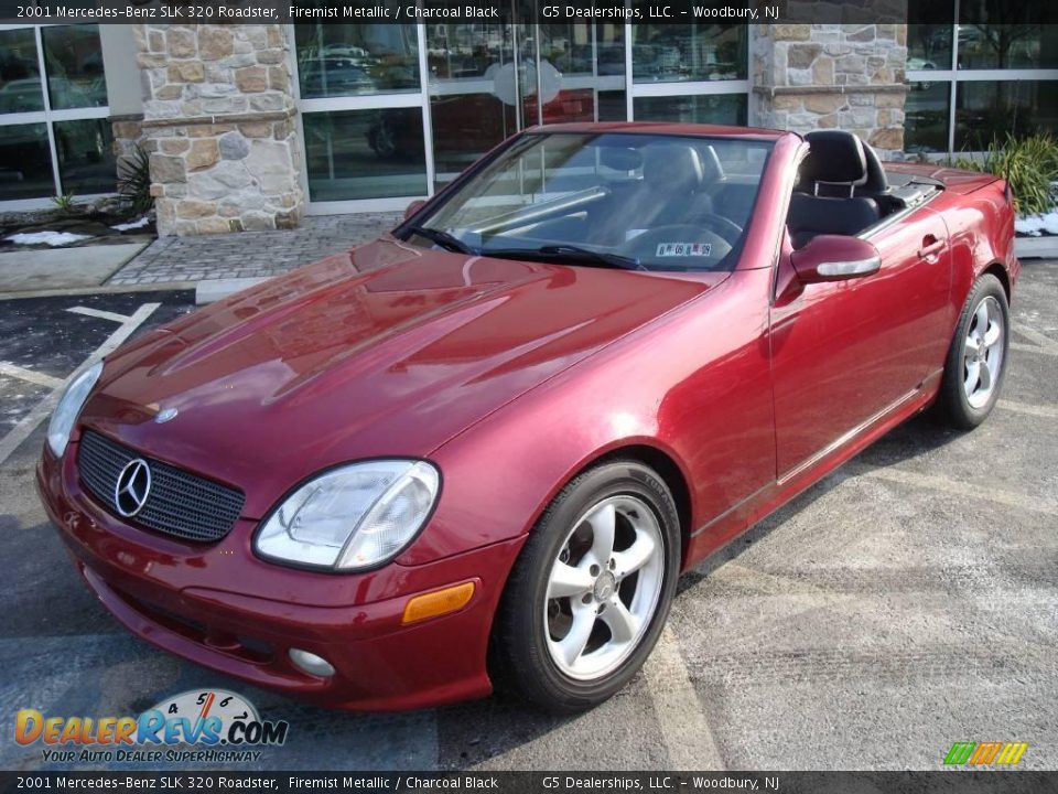 2001 Mercedes-Benz SLK 320 Roadster Firemist Metallic / Charcoal Black Photo #2