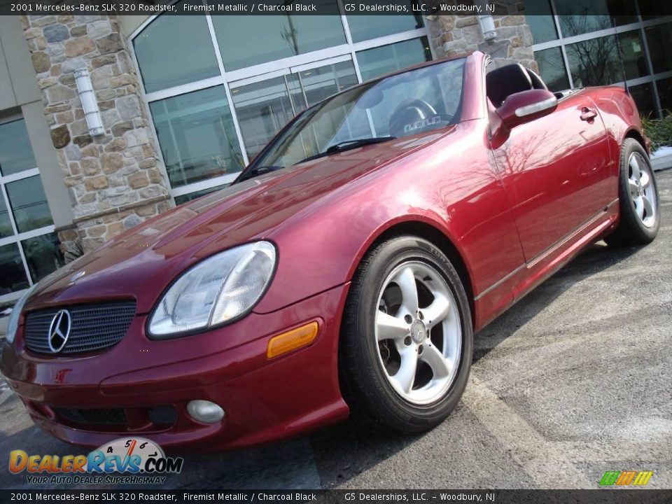 2001 Mercedes-Benz SLK 320 Roadster Firemist Metallic / Charcoal Black Photo #3