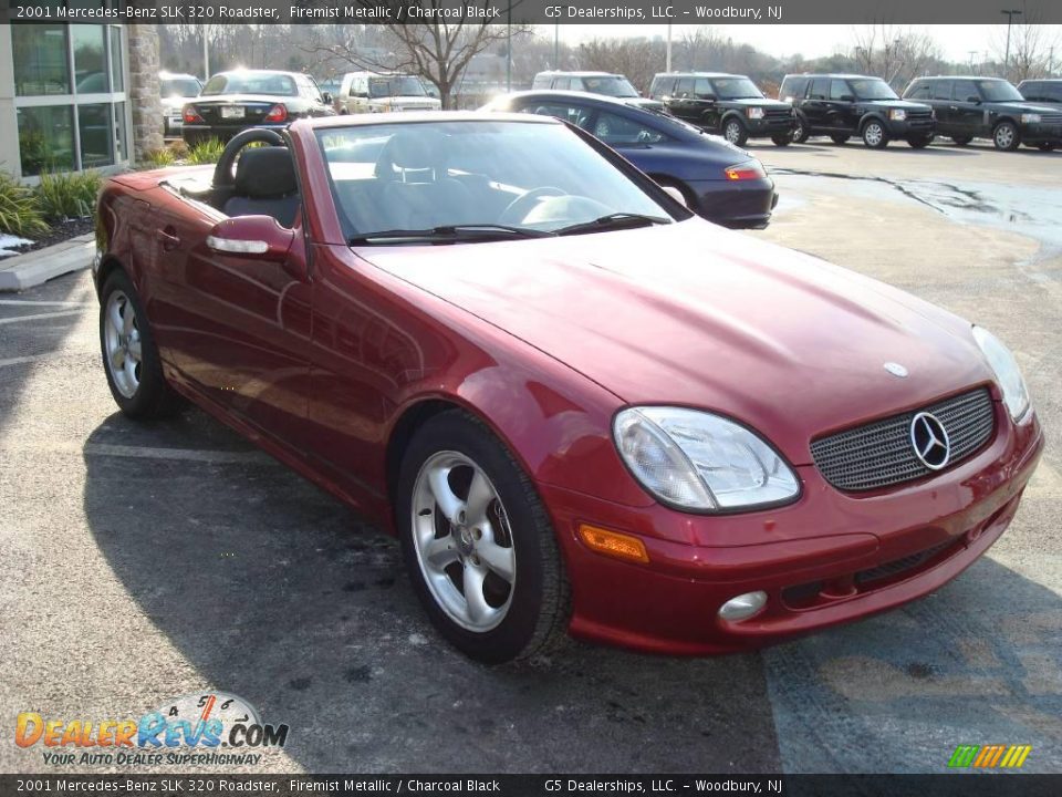 2001 Mercedes-Benz SLK 320 Roadster Firemist Metallic / Charcoal Black Photo #5