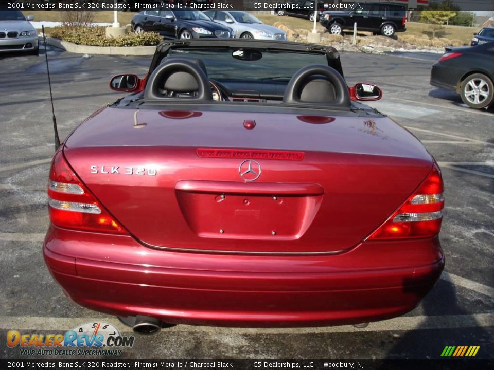 2001 Mercedes-Benz SLK 320 Roadster Firemist Metallic / Charcoal Black Photo #8
