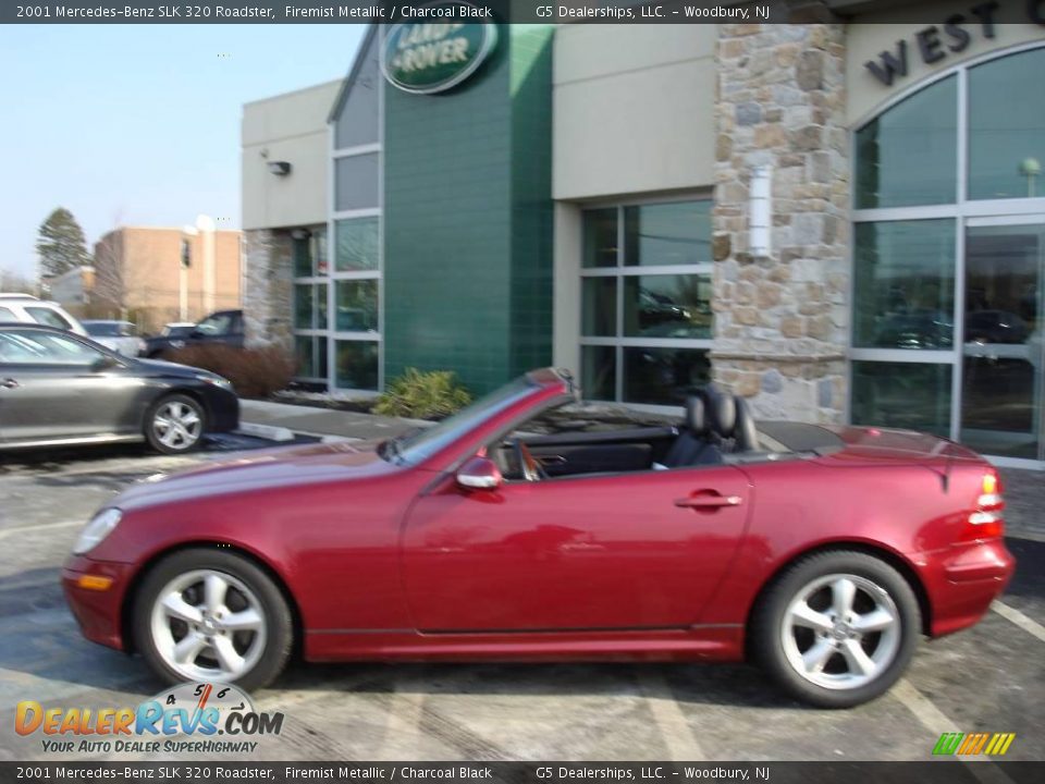2001 Mercedes-Benz SLK 320 Roadster Firemist Metallic / Charcoal Black Photo #10