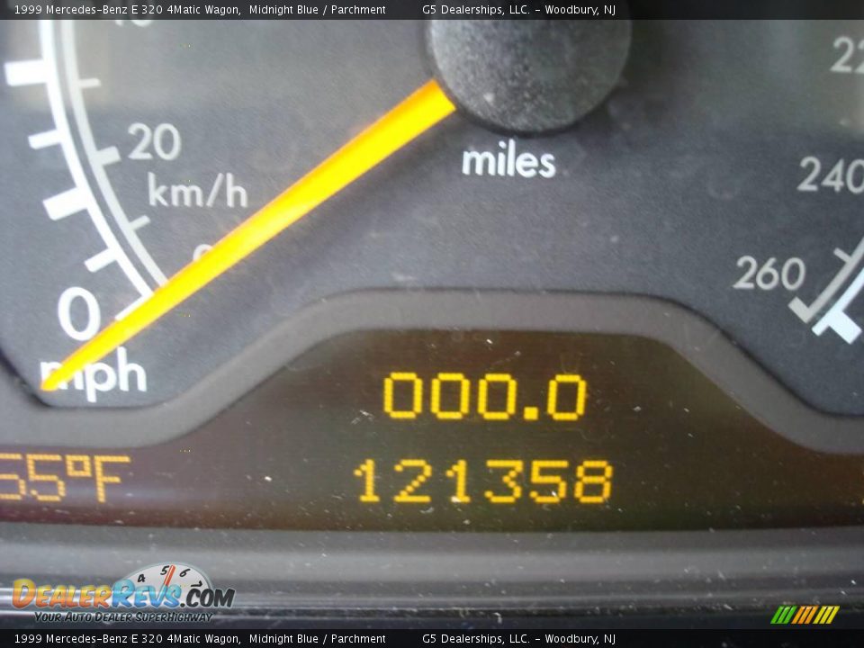 1999 Mercedes-Benz E 320 4Matic Wagon Midnight Blue / Parchment Photo #28