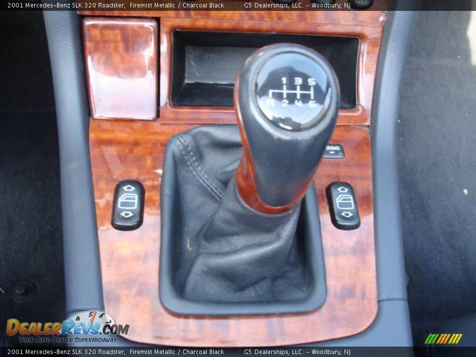 2001 Mercedes-Benz SLK 320 Roadster Firemist Metallic / Charcoal Black Photo #23