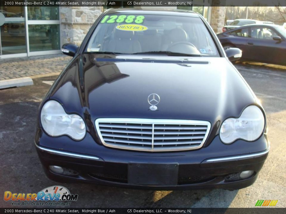 2003 Mercedes-Benz C 240 4Matic Sedan Midnight Blue / Ash Photo #4