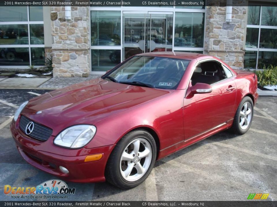 2001 Mercedes-Benz SLK 320 Roadster Firemist Metallic / Charcoal Black Photo #27