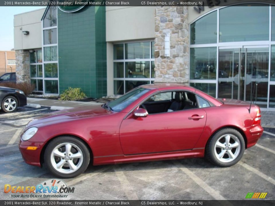 2001 Mercedes-Benz SLK 320 Roadster Firemist Metallic / Charcoal Black Photo #28