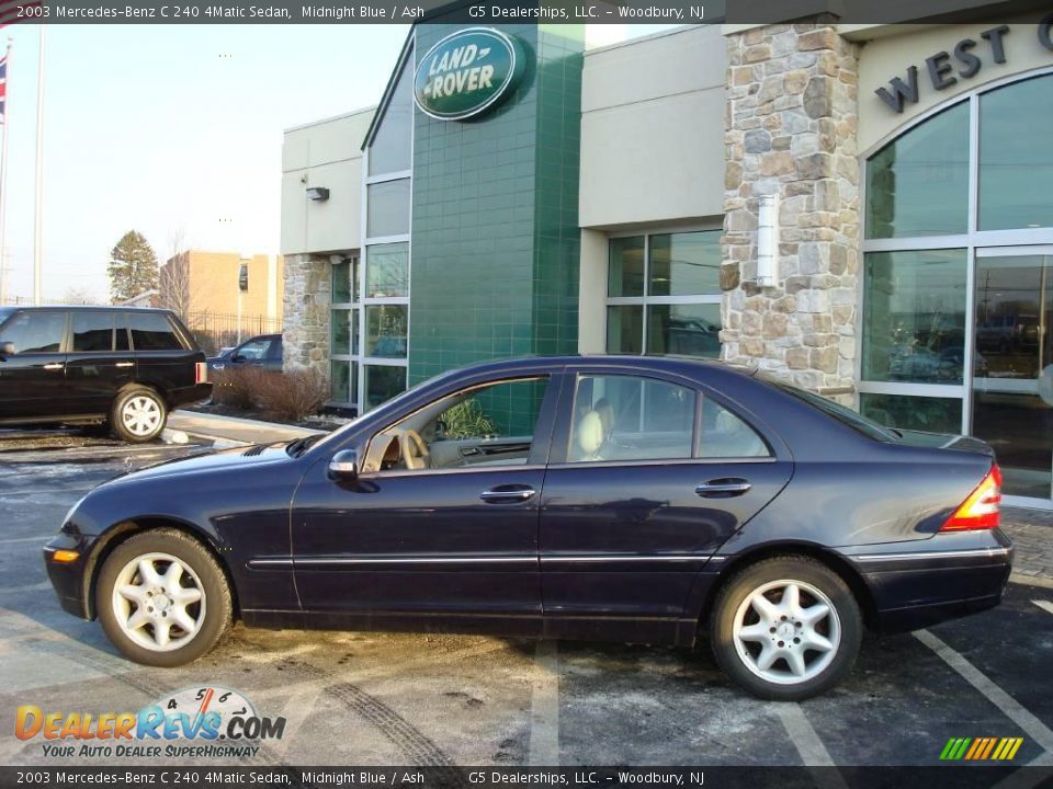 2003 Mercedes-Benz C 240 4Matic Sedan Midnight Blue / Ash Photo #10