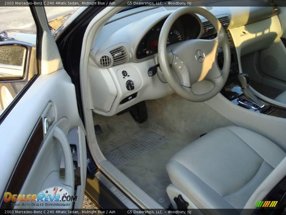 2003 Mercedes-Benz C 240 4Matic Sedan Midnight Blue / Ash Photo #12