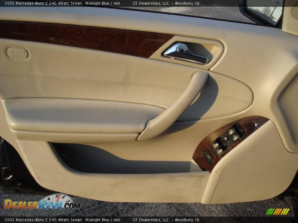 2003 Mercedes-Benz C 240 4Matic Sedan Midnight Blue / Ash Photo #13