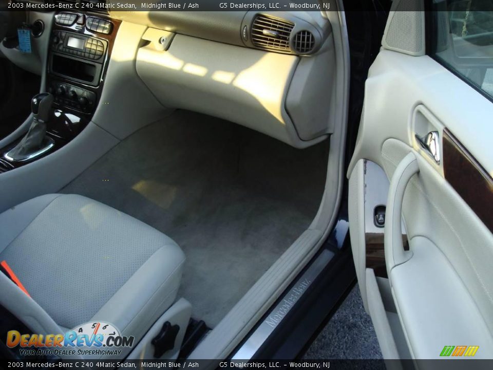 2003 Mercedes-Benz C 240 4Matic Sedan Midnight Blue / Ash Photo #15