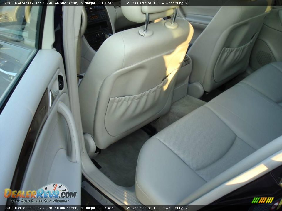 2003 Mercedes-Benz C 240 4Matic Sedan Midnight Blue / Ash Photo #16
