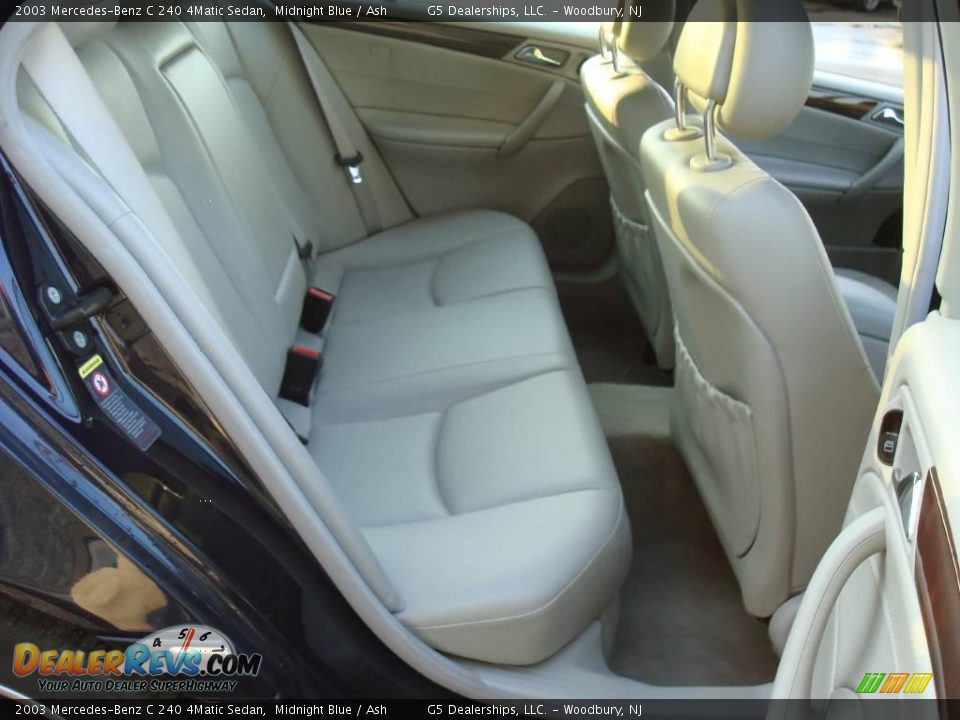 2003 Mercedes-Benz C 240 4Matic Sedan Midnight Blue / Ash Photo #17