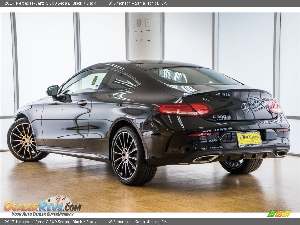 2017 Mercedes-Benz C 300 Sedan Black / Black Photo #3