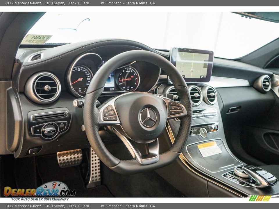 2017 Mercedes-Benz C 300 Sedan Black / Black Photo #5