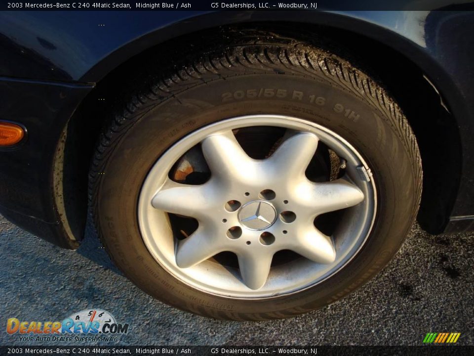 2003 Mercedes-Benz C 240 4Matic Sedan Midnight Blue / Ash Photo #20