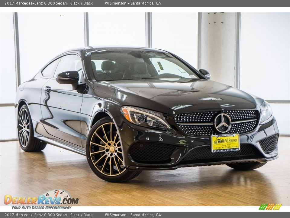 2017 Mercedes-Benz C 300 Sedan Black / Black Photo #12