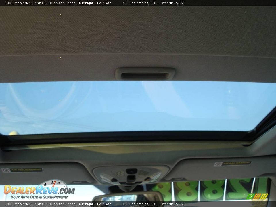 2003 Mercedes-Benz C 240 4Matic Sedan Midnight Blue / Ash Photo #22