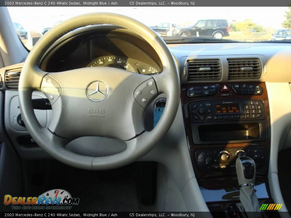 2003 Mercedes-Benz C 240 4Matic Sedan Midnight Blue / Ash Photo #24