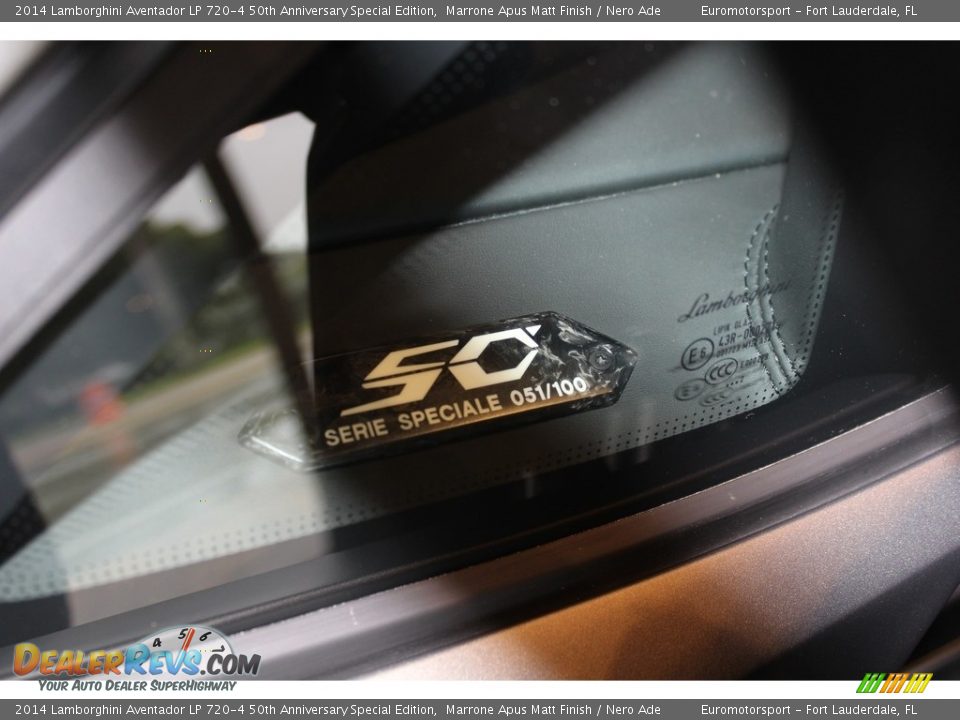 2014 Lamborghini Aventador LP 720-4 50th Anniversary Special Edition Logo Photo #25