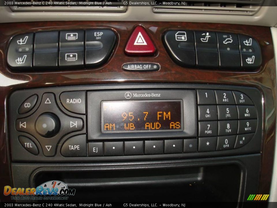 2003 Mercedes-Benz C 240 4Matic Sedan Midnight Blue / Ash Photo #25