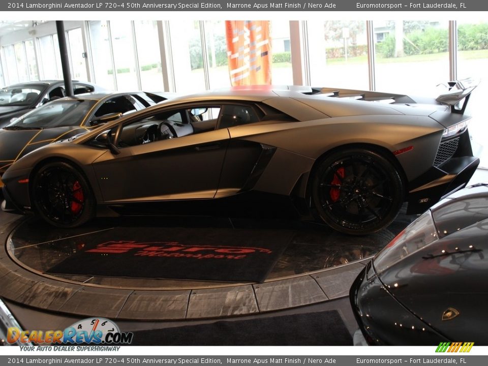 2014 Lamborghini Aventador LP 720-4 50th Anniversary Special Edition Marrone Apus Matt Finish / Nero Ade Photo #45