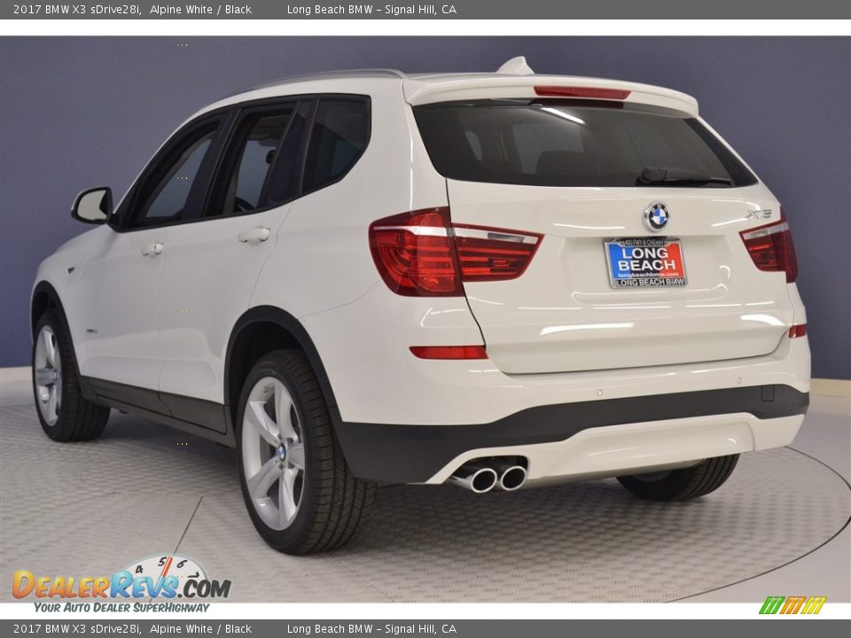 2017 BMW X3 sDrive28i Alpine White / Black Photo #4