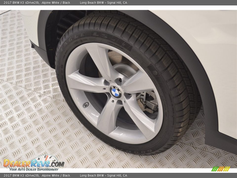2017 BMW X3 sDrive28i Alpine White / Black Photo #6