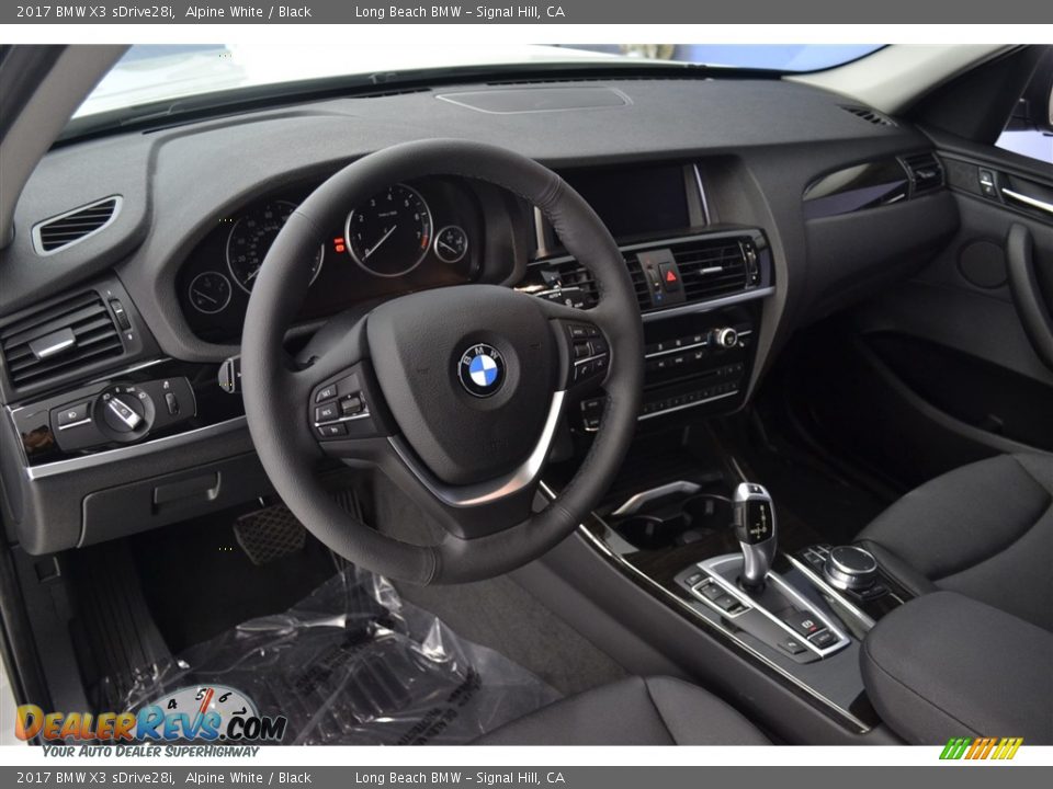 2017 BMW X3 sDrive28i Alpine White / Black Photo #7