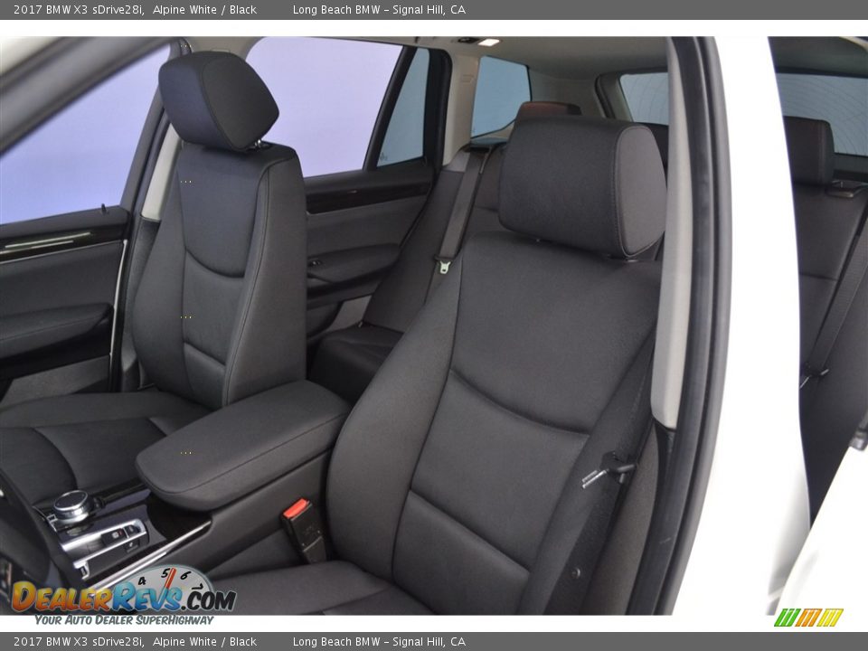 2017 BMW X3 sDrive28i Alpine White / Black Photo #8